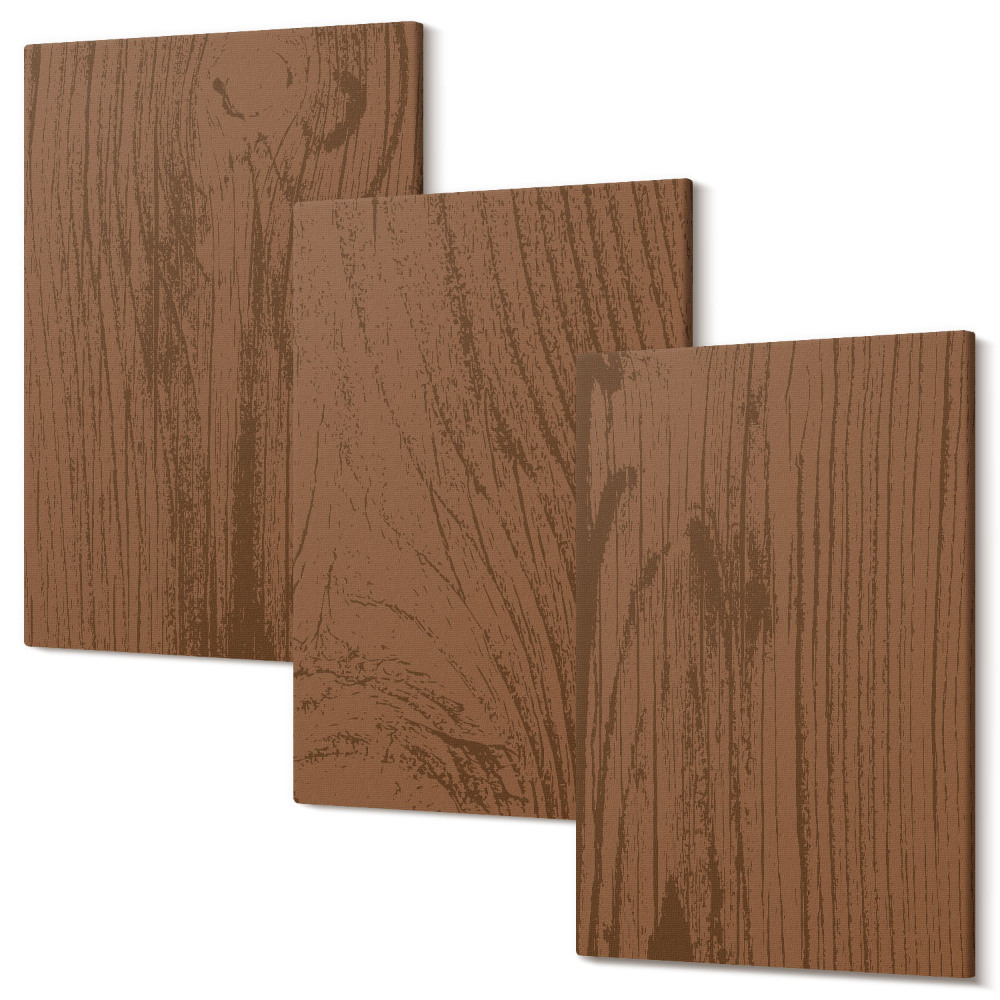 Sada 3 obrazov Minimalizmus textúry stromovej kôry so vzorom dreva