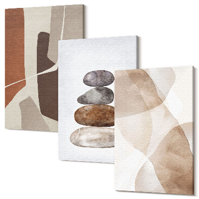 Sada 3 obrazov Abstraktná maľba moderných dekorácií