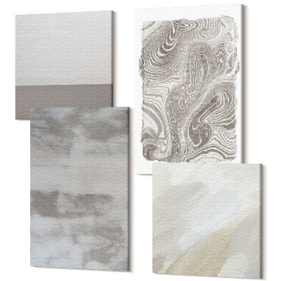 Sada obrazov kvadryptych Priemyselné štruktúry abstraktný dizajn