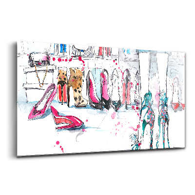 Sklenený obraz Prvok ženskosti