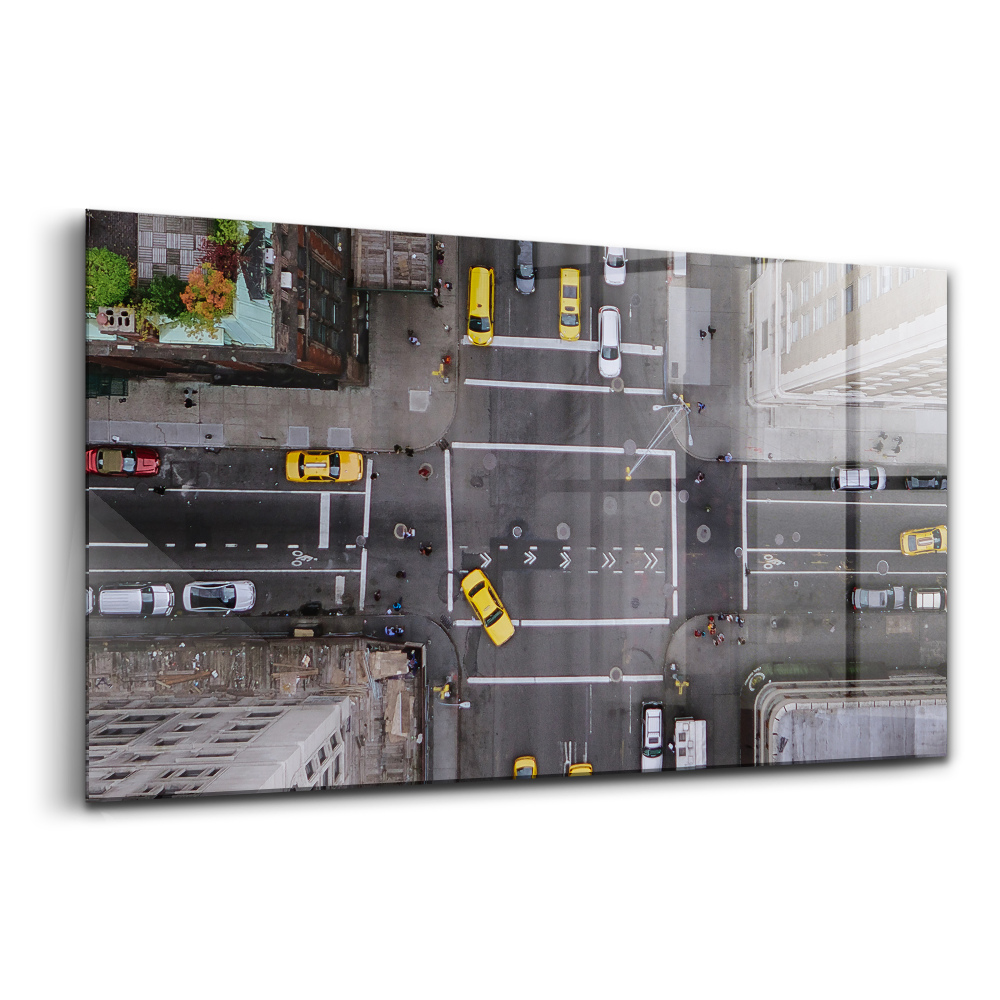 Luxusný sklenený obraz Srdce Manhattanu 5. avenue v New Yorku