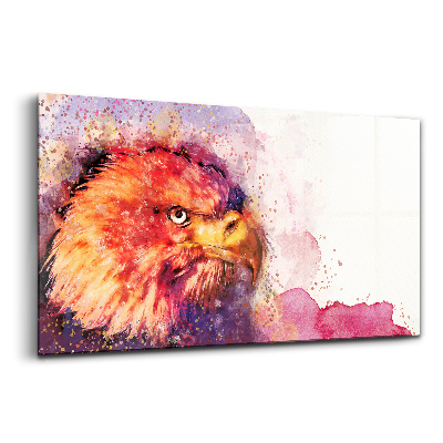 Sklenený obraz Akvarel na pozadí orla