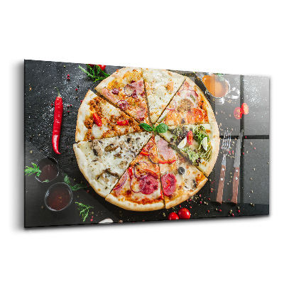 Sklenený obraz Kultové jedlo talianskej kuchyne