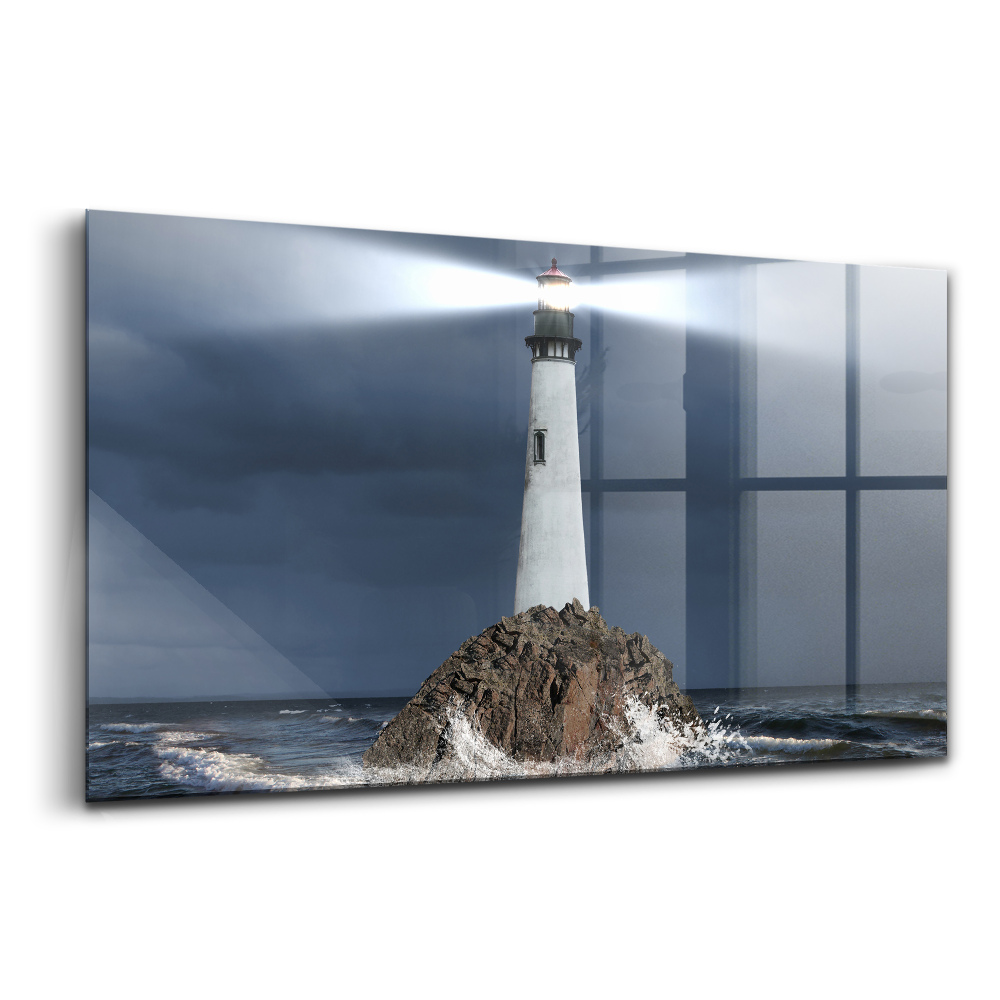 Sklenený obraz Maják