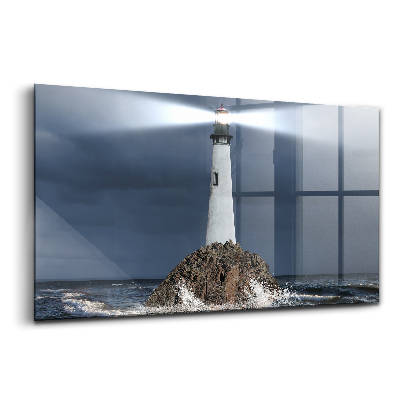 Sklenený obraz Maják