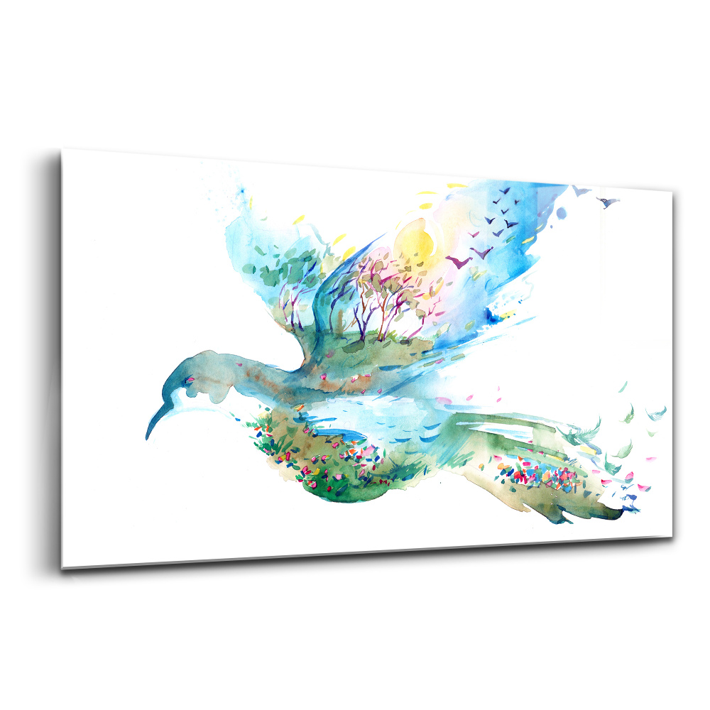 Obraz na skle Abstraktné ide jar