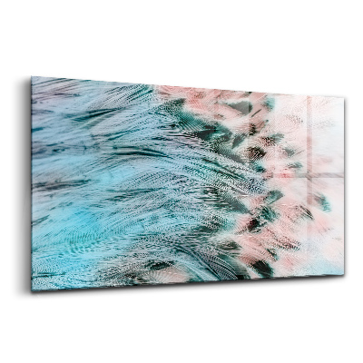 Obraz na skle Farebné perie