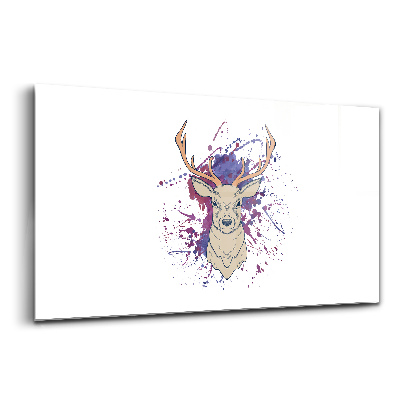 Luxusný sklenený obraz Vektorová ilustrácia jeleňa