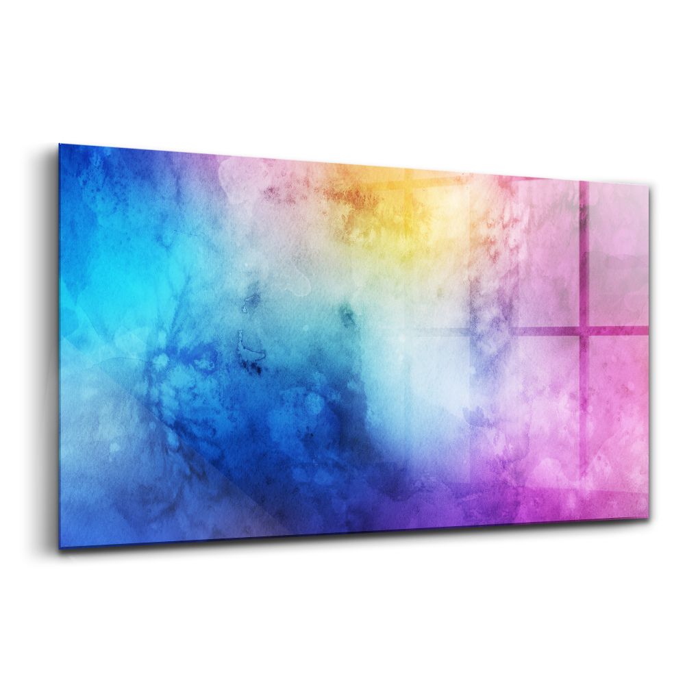 Sklenený obraz Farebné škvrny