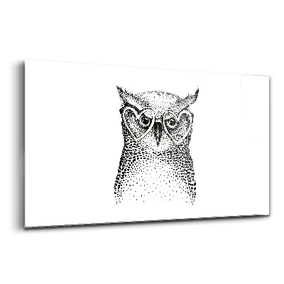 Luxusný sklenený obraz Ručne kreslené ilustrácie