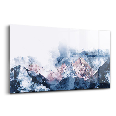Sklenený obraz Abstraktné pohoria