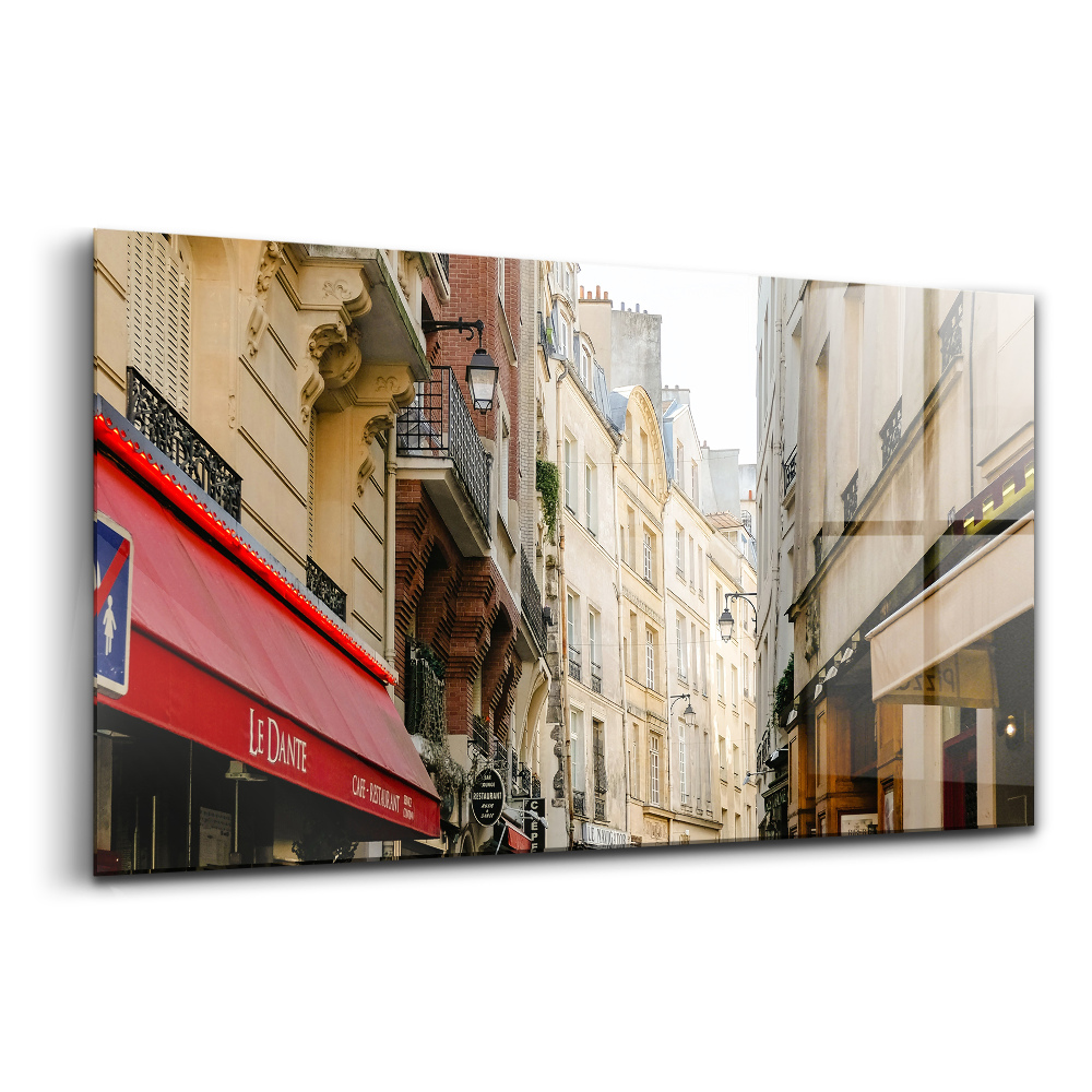 Obraz na skle Francúzska ulička historické mesto