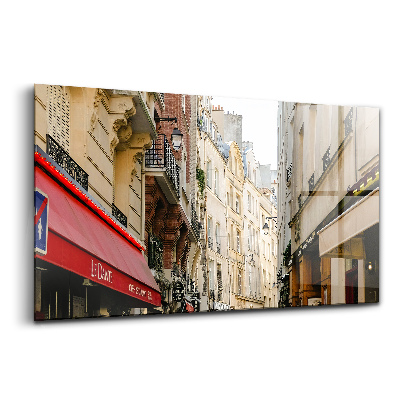 Obraz na skle Francúzska ulička historické mesto