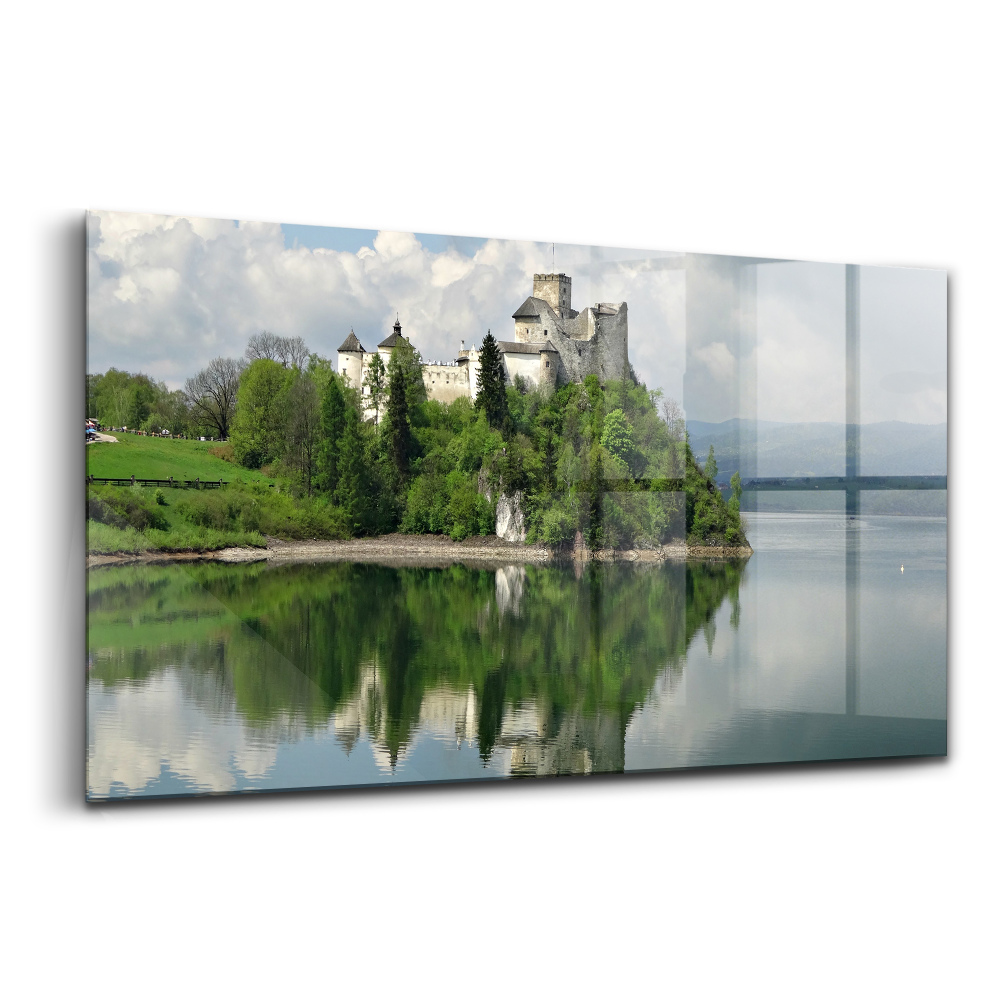 Sklenený obraz Zámok v Niedzici