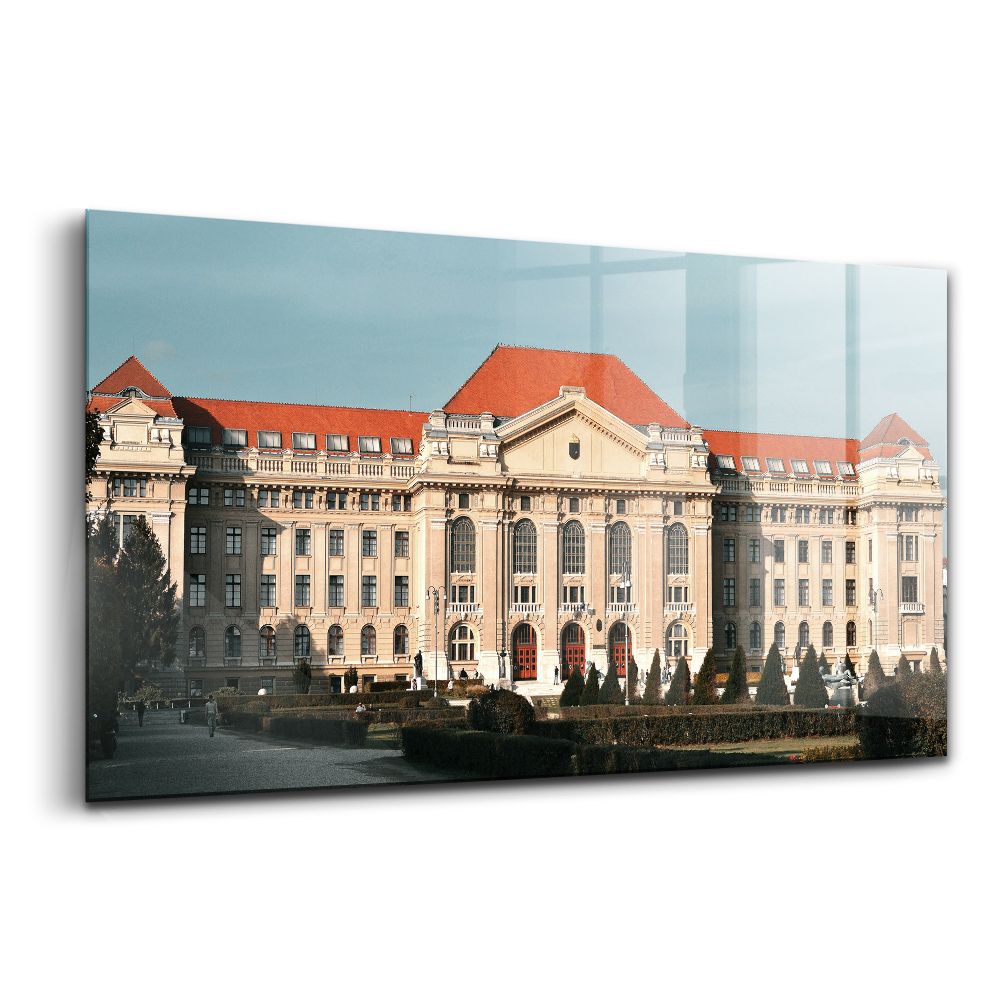 Luxusný sklenený obraz Debrecínska univerzita