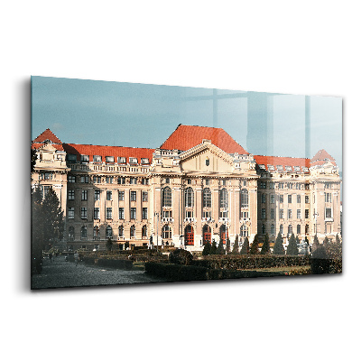 Luxusný sklenený obraz Debrecínska univerzita