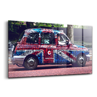 Sklenený obraz Britské auto