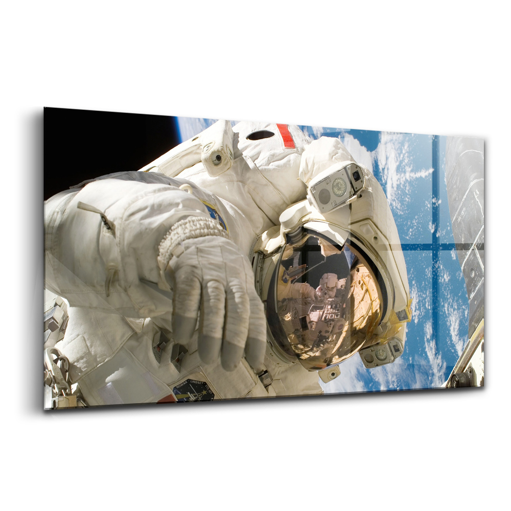Obraz na skle Americký astronaut