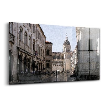 Luxusný sklenený obraz Katedrála v Dubrovníku
