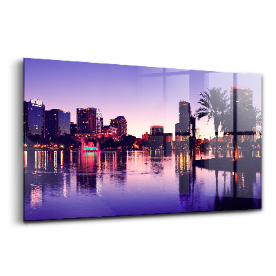 Sklenený obraz Panoráma mesta Orlando