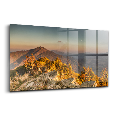 Obraz na skle Bieszczady