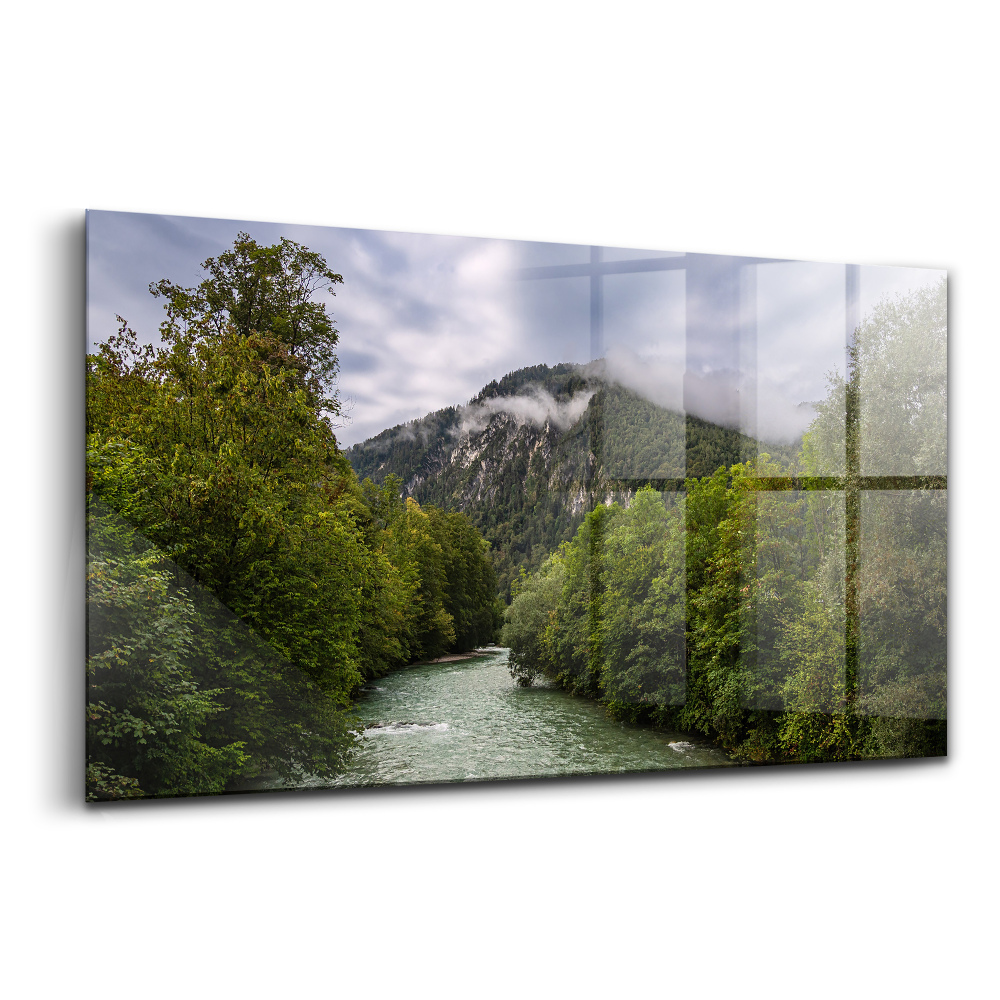 Luxusný sklenený obraz Horská krajina Nemecko