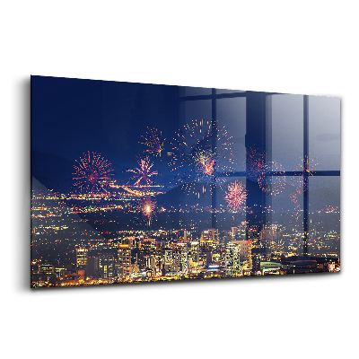 Sklenený obraz Mesto Phoenix v noci