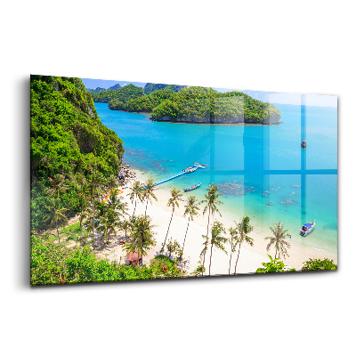 Obraz na skle Národný park Koh Samui Thajsko