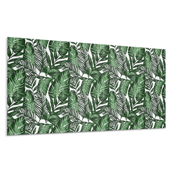 Stenový panel Tropické listy vo vzore
