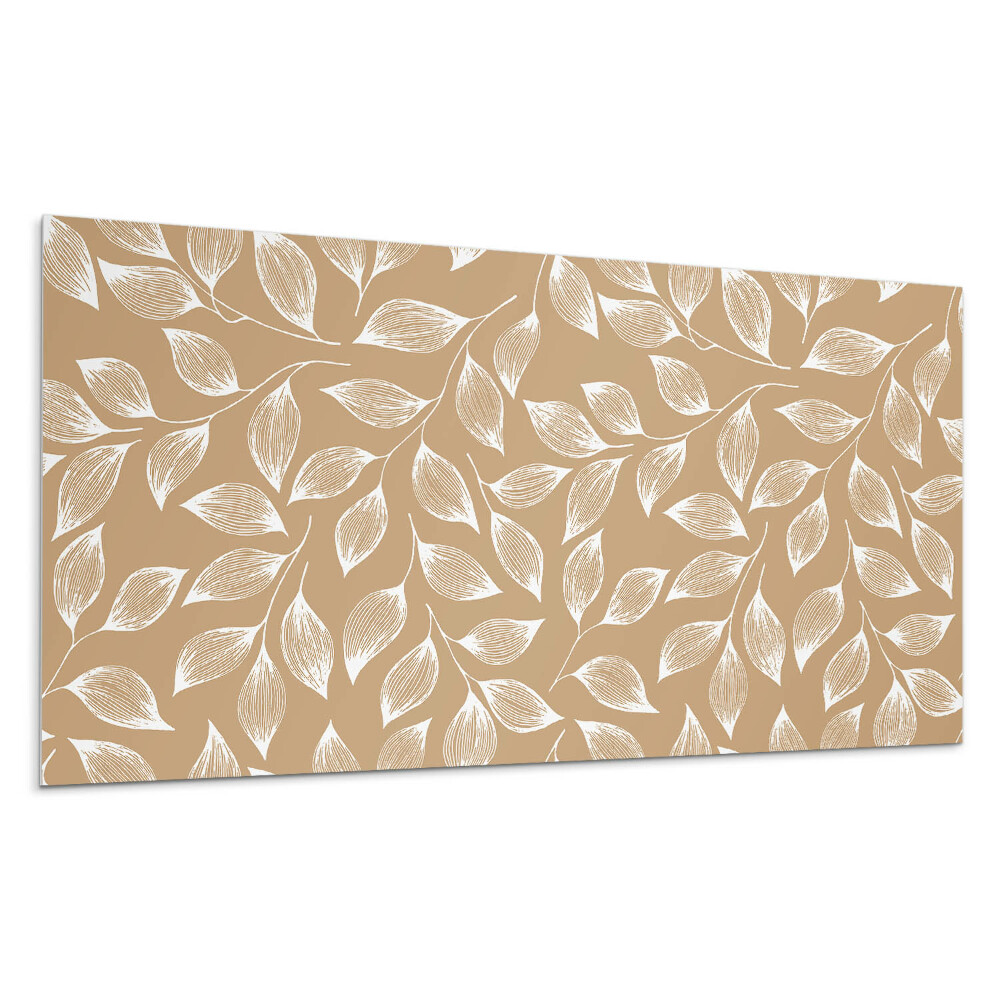 Obkladový panel na stenu Listy na textúrovanom pozadí