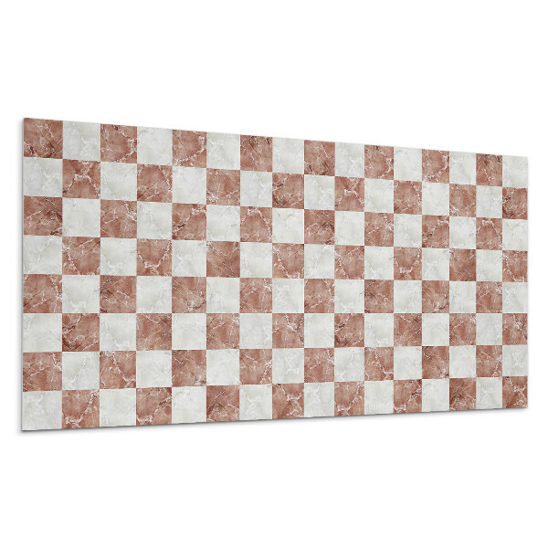Stenový panel Mramorový šachovnicový vzor