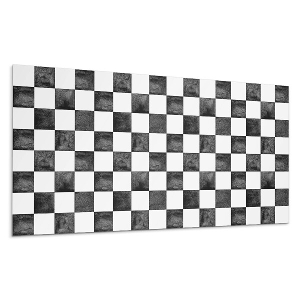 Obkladový panel na stenu Textúrovaný šachovnicový vzor