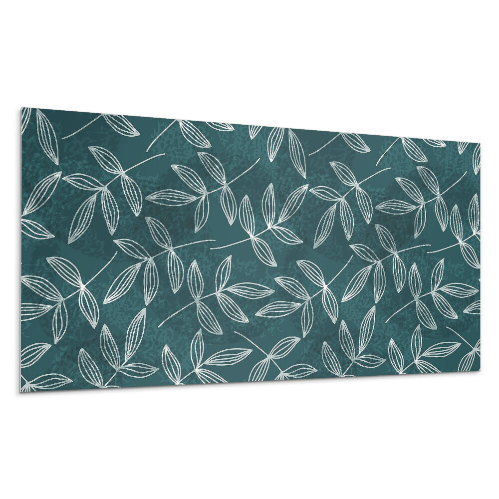 Pvc panel na stenu Listy na textúrovanom pozadí