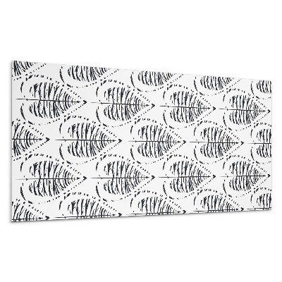 Stenový panel Rytmický listový vzor