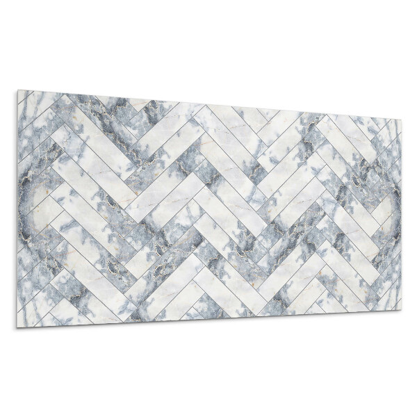 Pvc panel na stenu Mramorový vzor rybej kosti