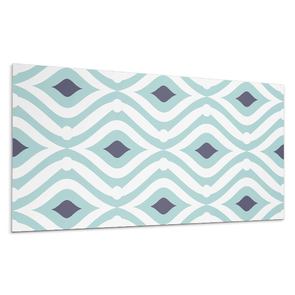 Stenový panel Vlny a kosoštvorce v rytme