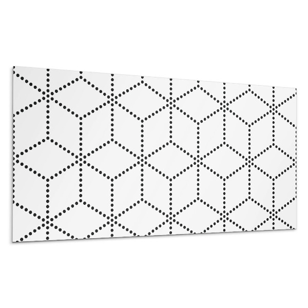 Obkladový panel na stenu Šesťuholníkový bodkový vzor