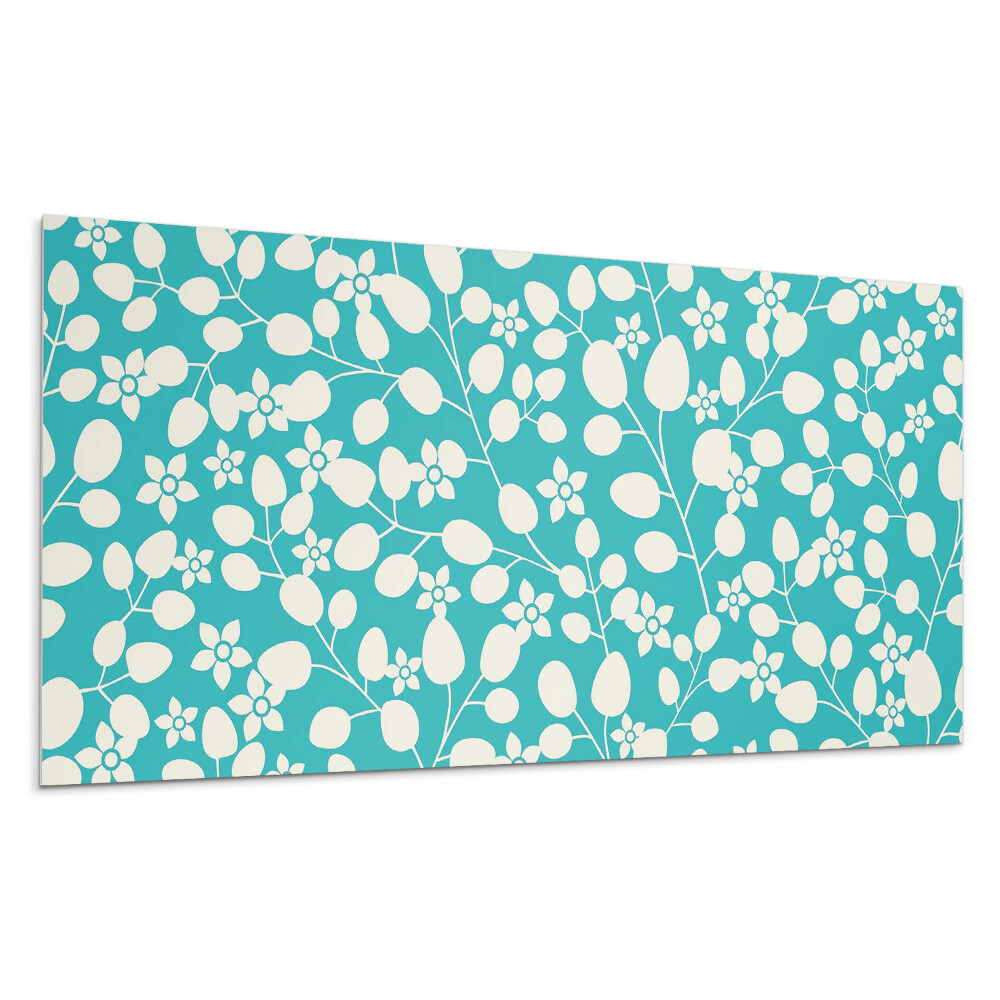 Stenový panel Rastlinný vzor s kvetmi