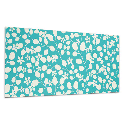 Stenový panel Rastlinný vzor s kvetmi