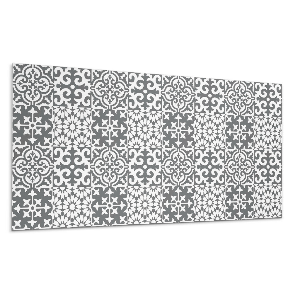 Obkladový panel na stenu Dekoratívne vzory na dlaždiciach