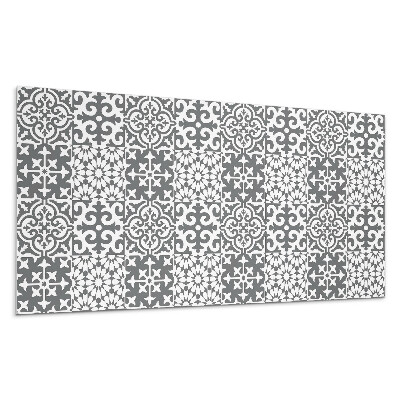 Obkladový panel na stenu Dekoratívne vzory na dlaždiciach