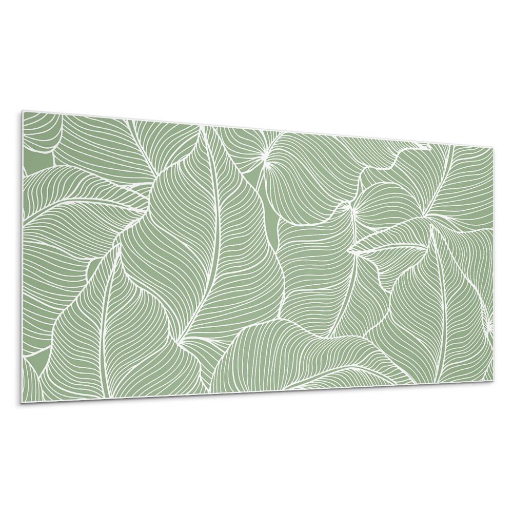 Obkladový panel na stenu Vzor listov s vlnami