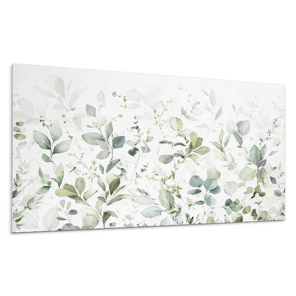 Pvc panel na stenu Jemné listy v kompozícii