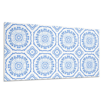 Obkladový panel na stenu Kvetinový motív v kruhu