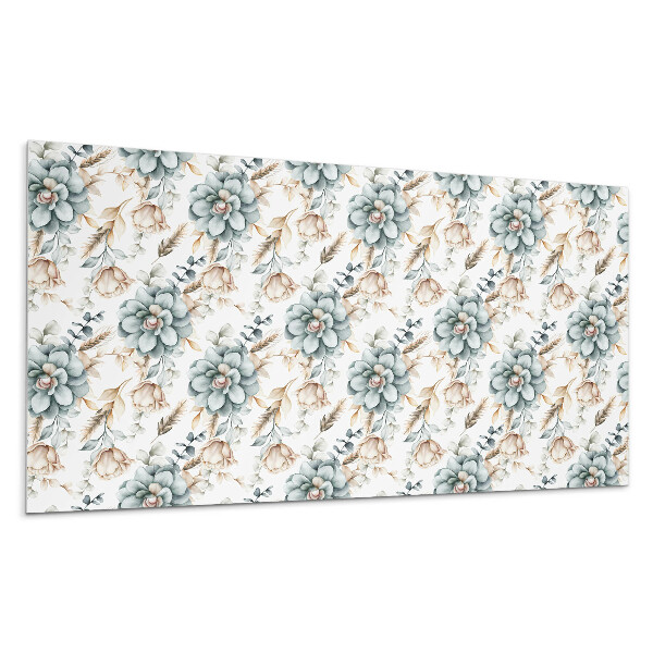 Obkladový panel na stenu Kvetinový rastlinný vzor