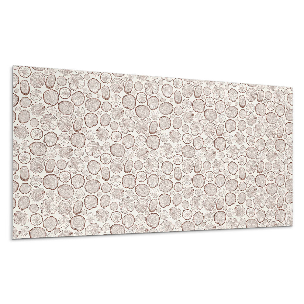 Stenový panel Vzory kmeňov stromov v pozadí