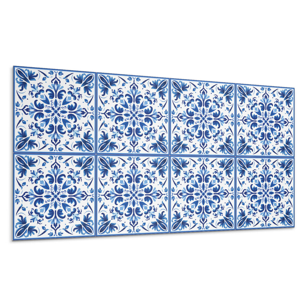 Pvc panel na stenu Kvetinový vzor v symetrii