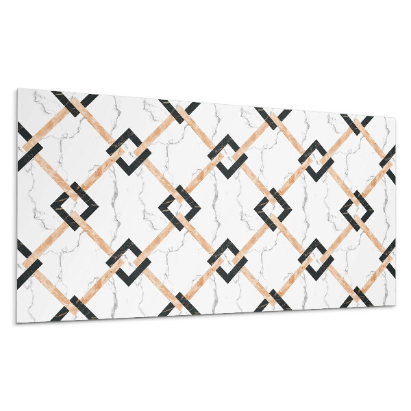 Panel na stenu Geometrické mramorové vzory