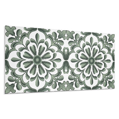 Stenový panel Rastlinný motív v kruhu