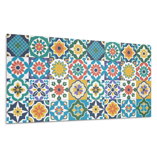 Panel na stenu Kvetinové a geometrické vzory